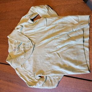 J. Crew Green Cowl Neck Sweater